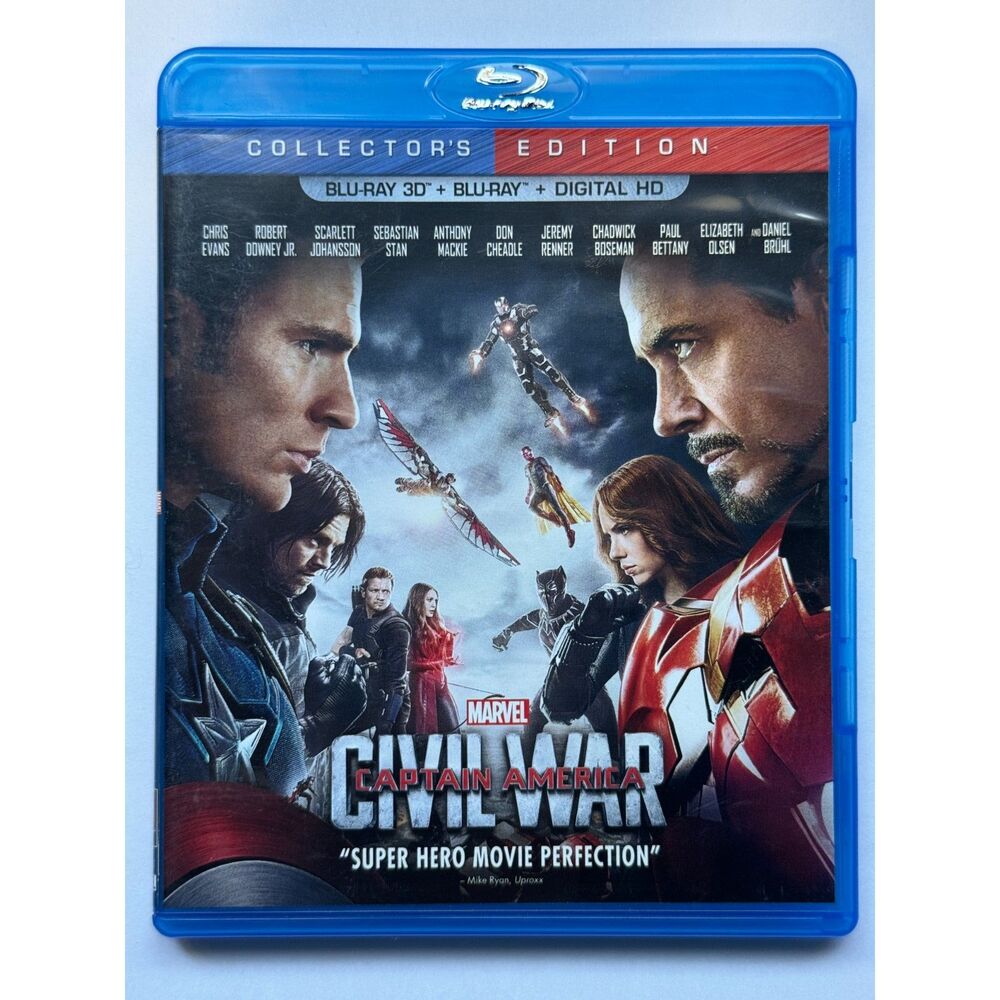 Captain America: Civil War Blu-ray 3D